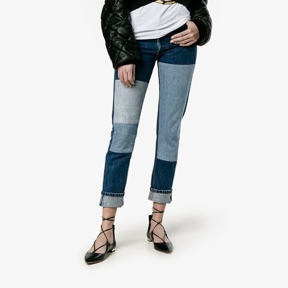 Aquazzura Black Christie Leather Ballet Flats - Picture 7 of 10